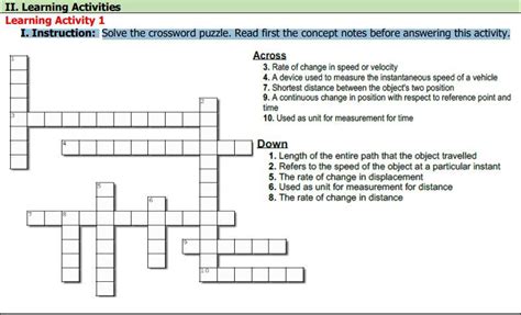 instruction crossword clue